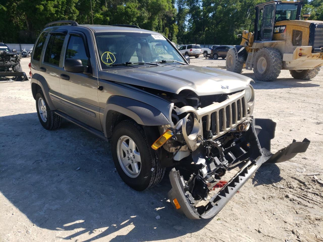 Photo 1 from auction – 2007 JEEP LIBERTY SP with VIN 1J4GL48K27W655801