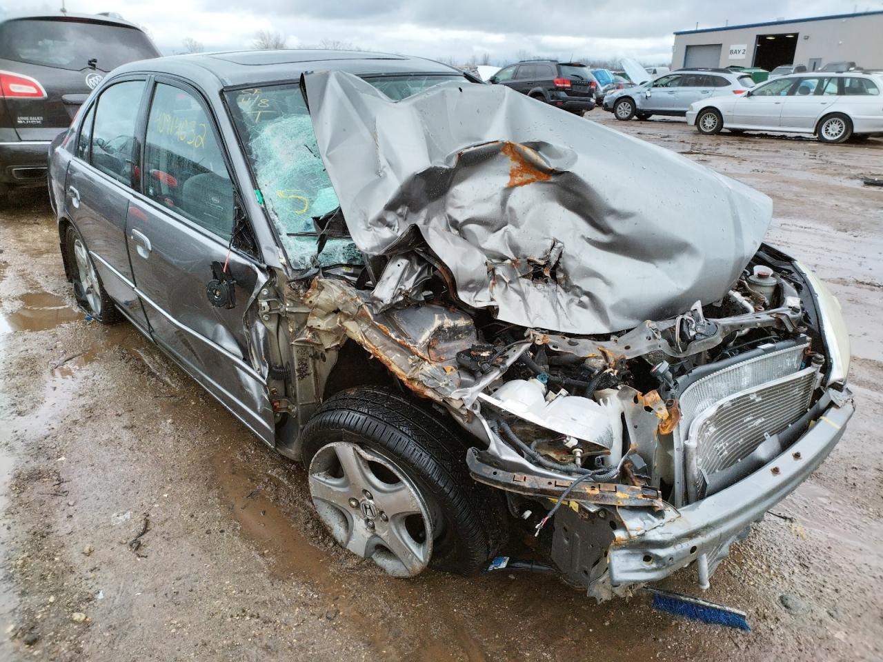 HONDA CIVIC EX 2004 with VIN 2HGES26794H523911 - Photo from auction