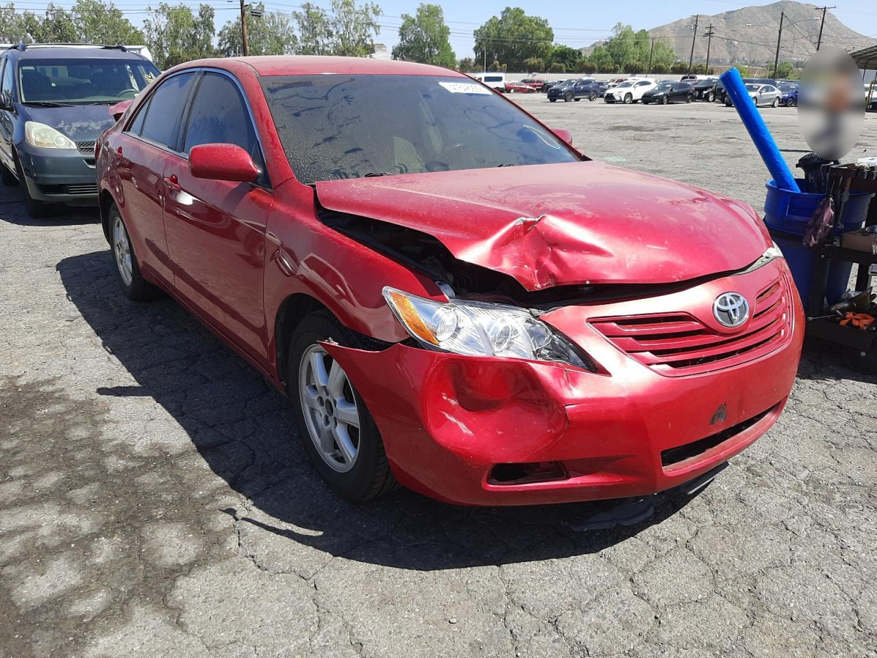 TOYOTA CAMRY CE 2007 with VIN 4T1BE46K27U068146 - Photo from auction