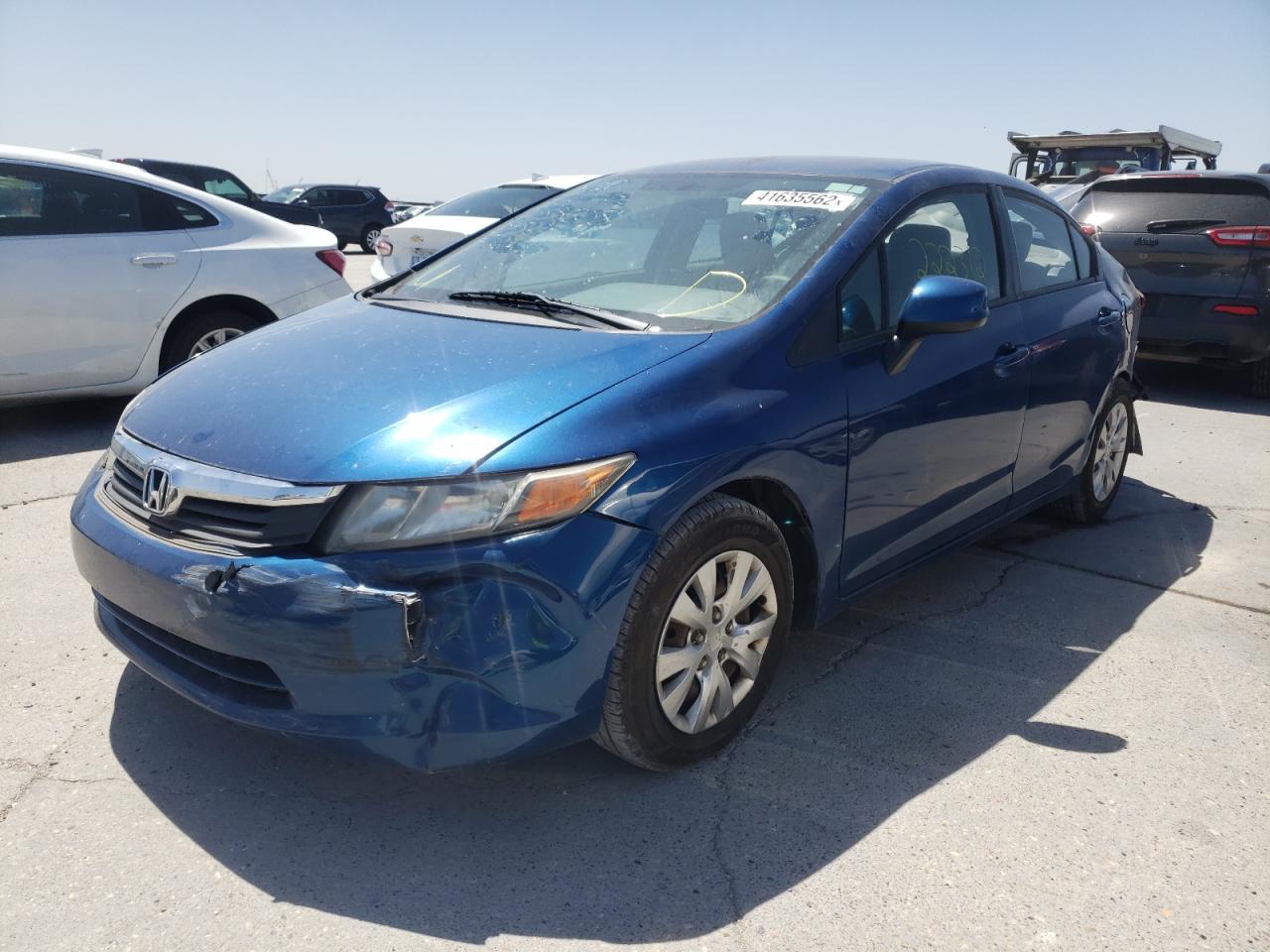 Photo 2 from auction – 2012 HONDA CIVIC LX with VIN 2HGFB2F50CH502298