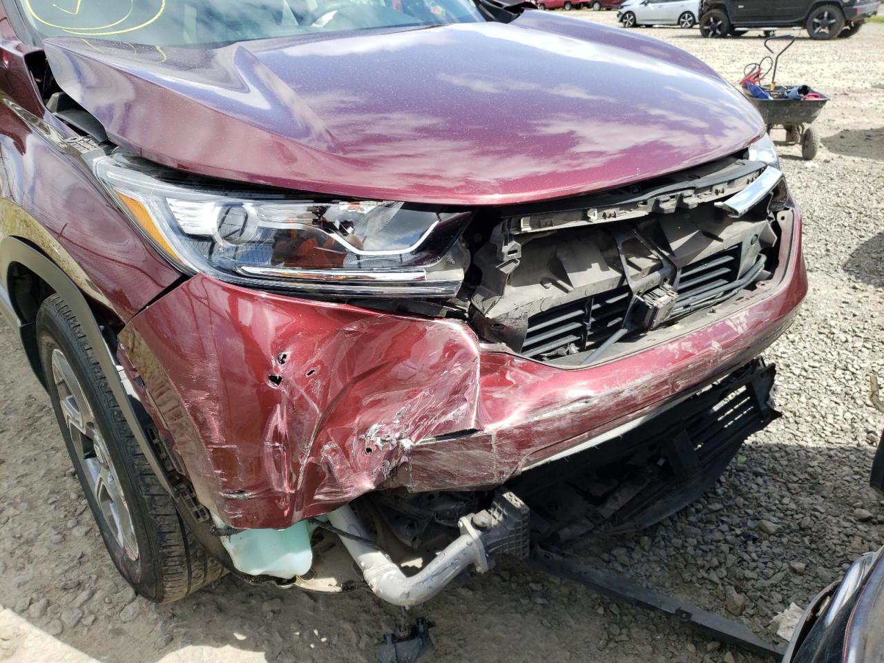 Photo 9 from auction – 2017 HONDA CR-V EX with VIN 2HKRW2H56HH627303