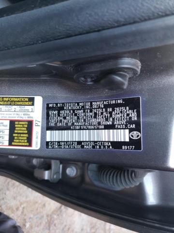 Photo 10 from auction – 2017 TOYOTA CAMRY with VIN 4T1BF1FK7HU617188