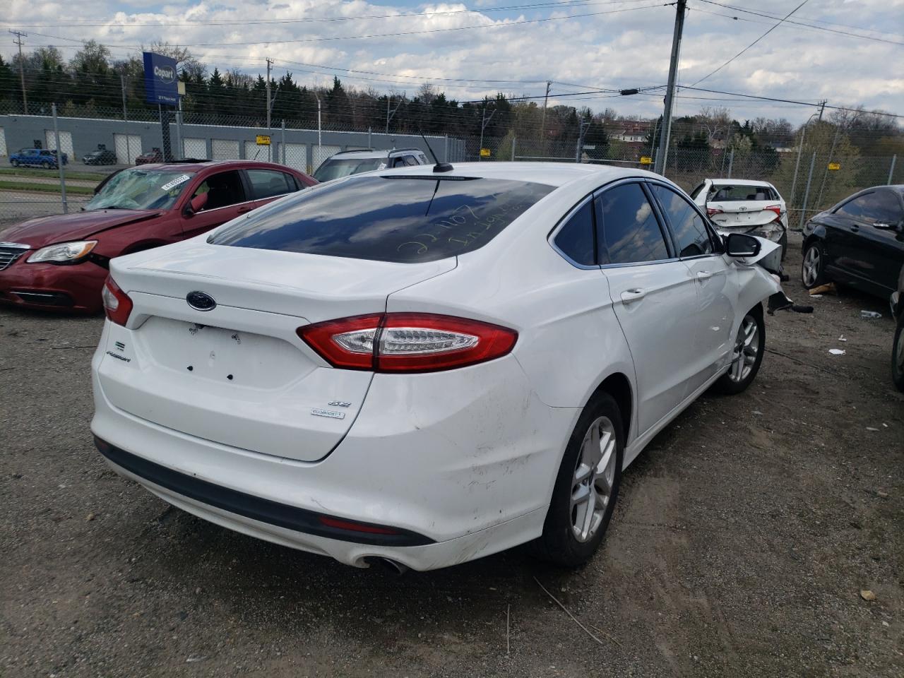 Photo 4 from auction – 2016 FORD FUSION SE with VIN 3FA6P0HD9GR197523