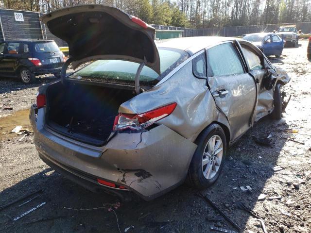 Photo 4 from auction – 2016 KIA OPTIMA LX with VIN 5XXGT4L33GG098890