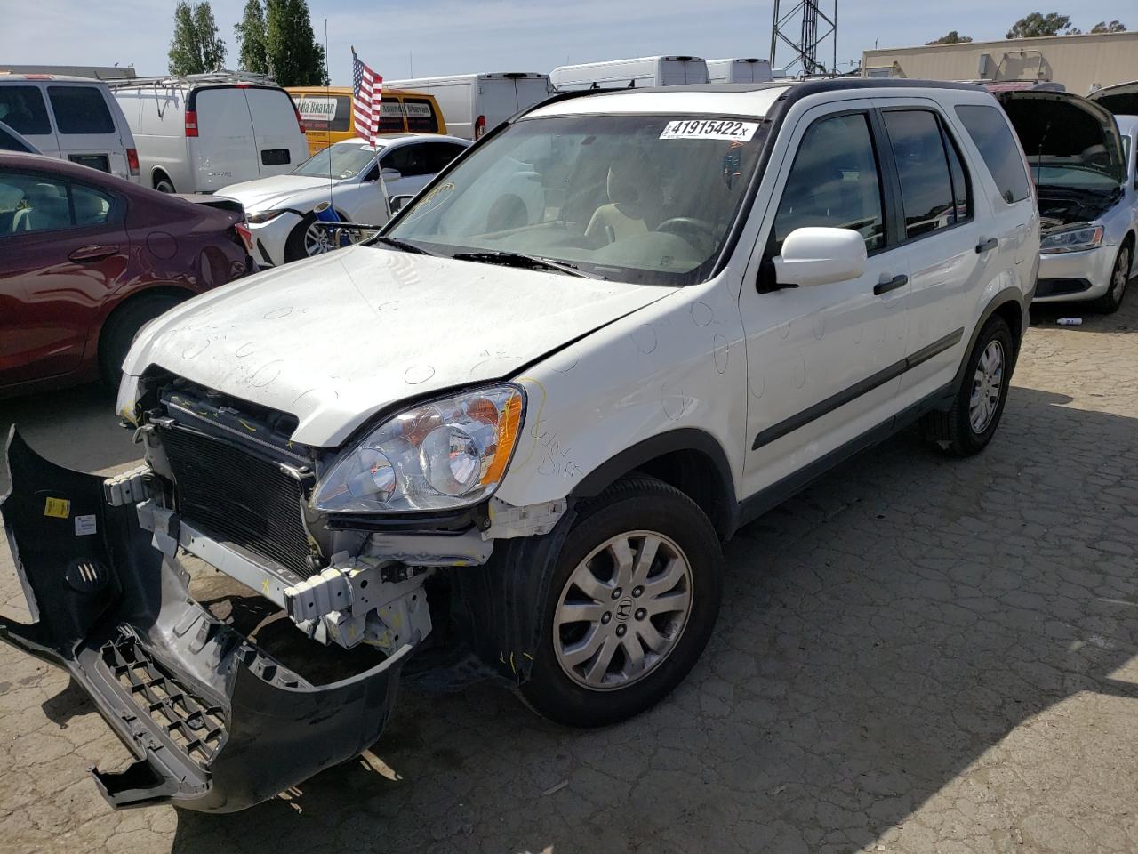 Photo 2 from auction – 2006 HONDA CR-V EX with VIN JHLRD78876C052184