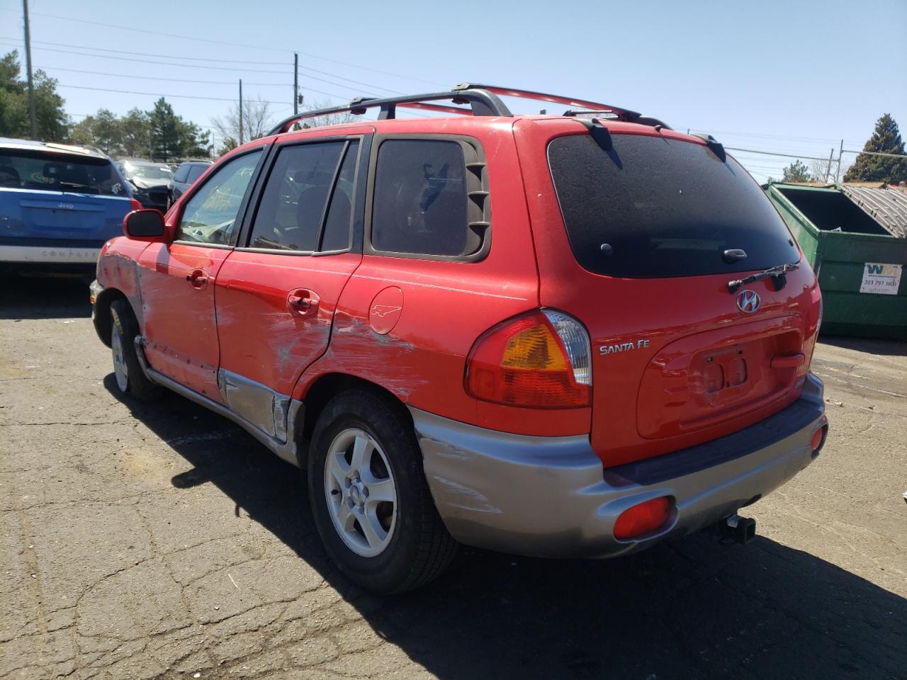 Photo 3 from auction – 2004 HYUNDAI SANTA FE G with VIN KM8SC73E04U779295