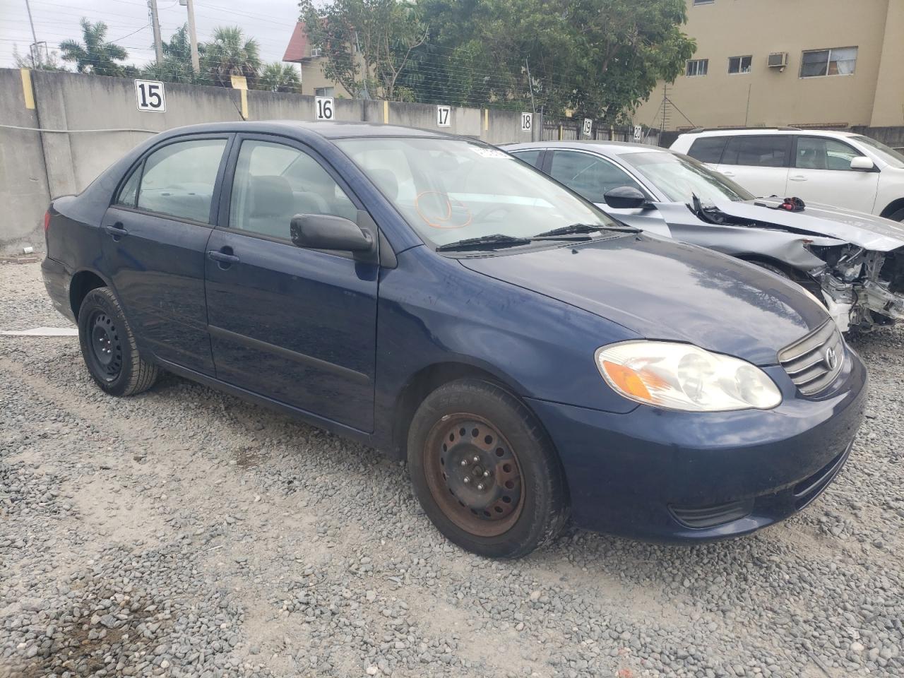 TOYOTA COROLLA CE 2004 with VIN 2T1BR32E54C173050 - Photo from auction