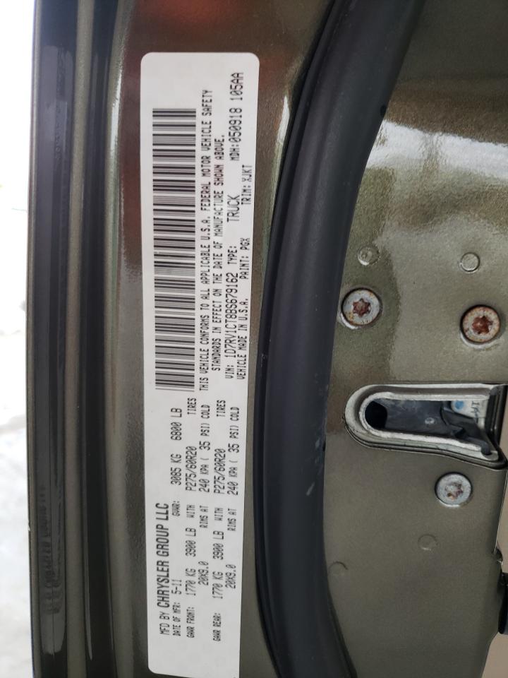 Photo 10 from auction – 2011 DODGE RAM 1500 with VIN 1D7RV1CT8BS679162