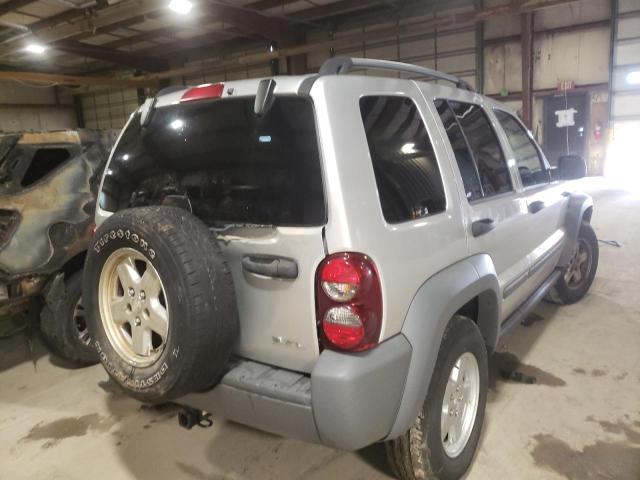 Photo 4 from auction – 2005 JEEP LIBERTY SP with VIN 1J4GL48K75W601911