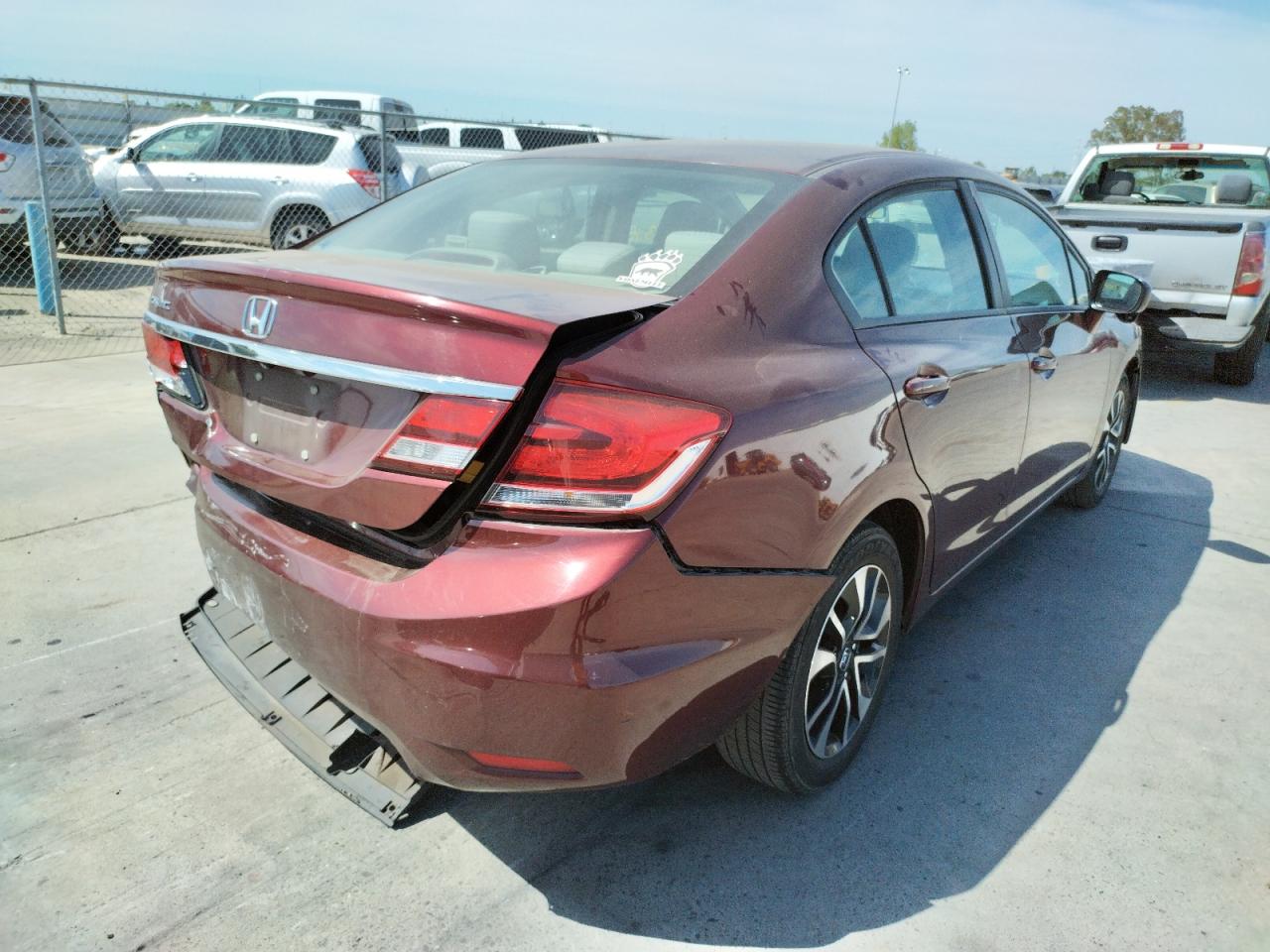 Photo 4 from auction – 2015 HONDA CIVIC EX with VIN 19XFB2F87FE202377