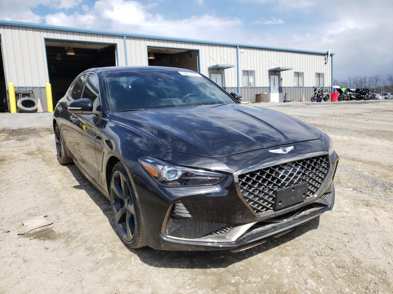 GENESIS G70 PRESTI 2019 with VIN KMTG44LAXKU033342 - Photo from auction