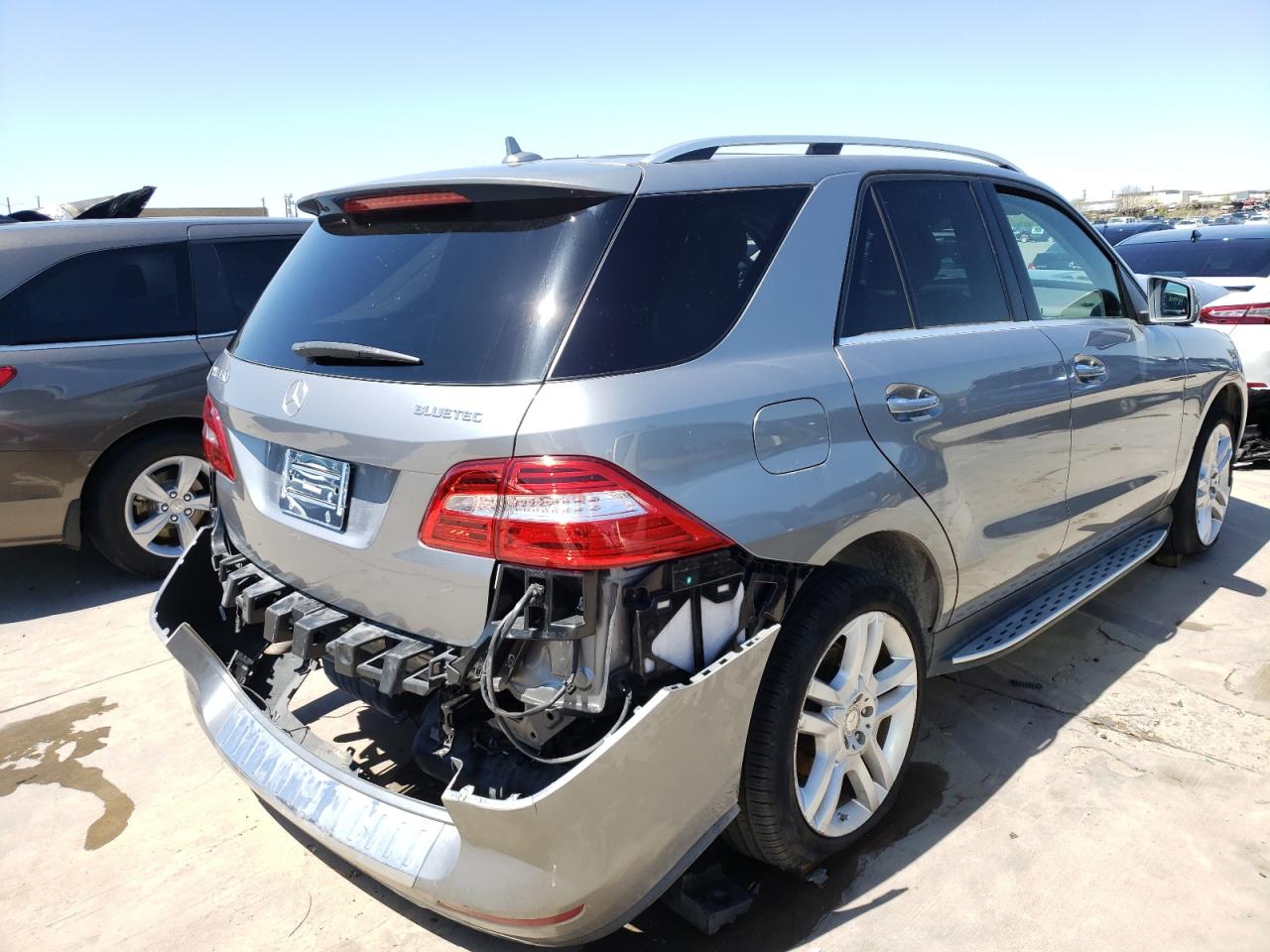 Photo 4 from auction – 2014 MERCEDES-BENZ ML 350 BLU with VIN 4JGDA2EB9EA353399
