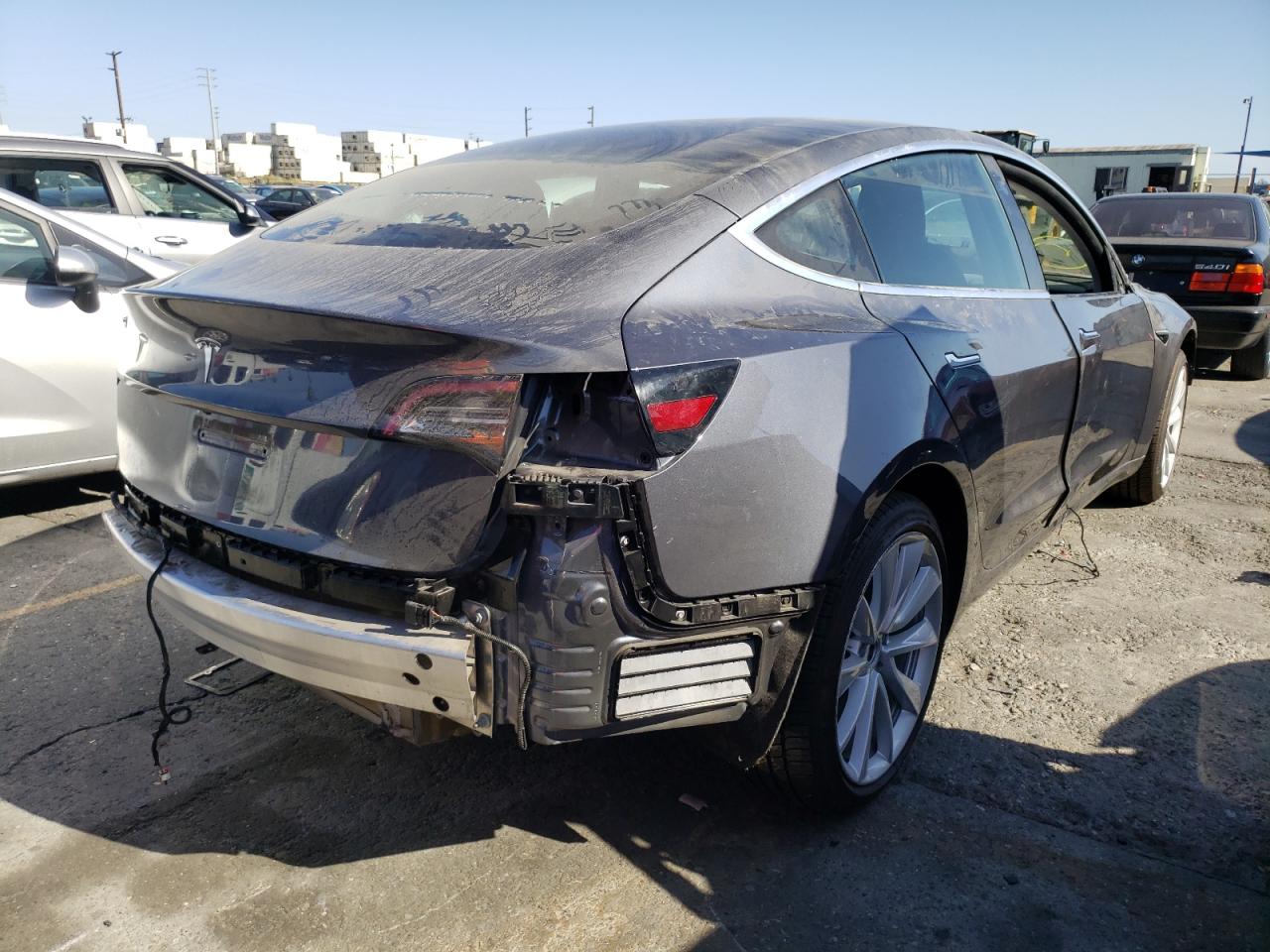 Photo 4 from auction – 2020 TESLA MODEL 3 with VIN 5YJ3E1EA2LF630632