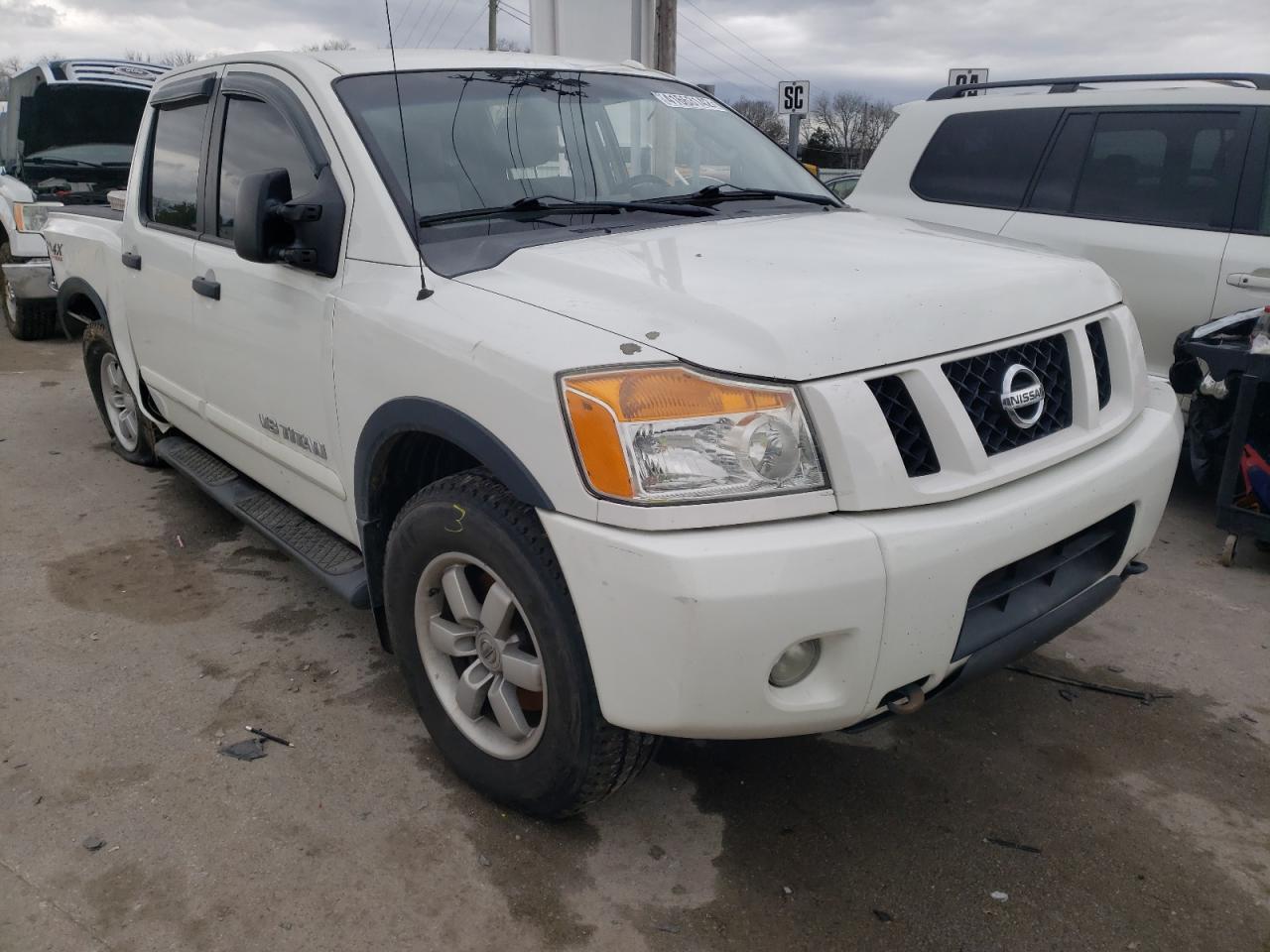 NISSAN TITAN S 2012 with VIN 1N6BA0EC6CN302843 - Photo from auction