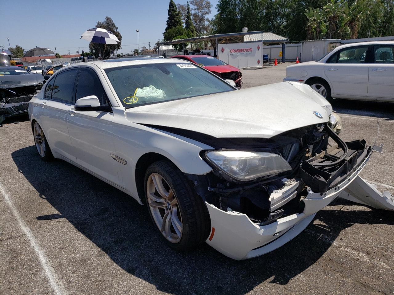 BMW 740 LI 2013 with VIN WBAYE4C56DD136860 - Photo from auction
