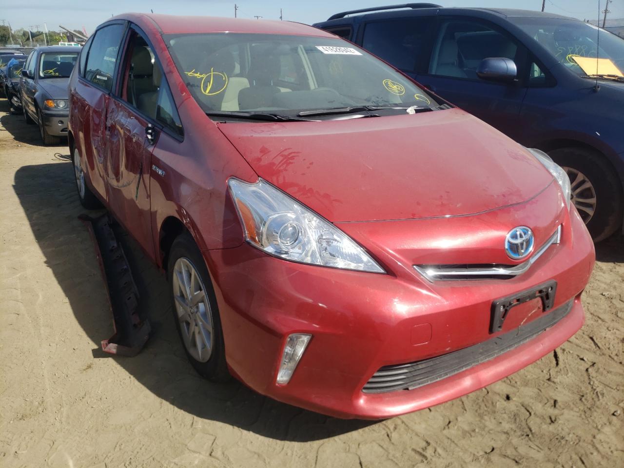 TOYOTA PRIUS V 2013 with VIN JTDZN3EU8D3221100 - Photo from auction