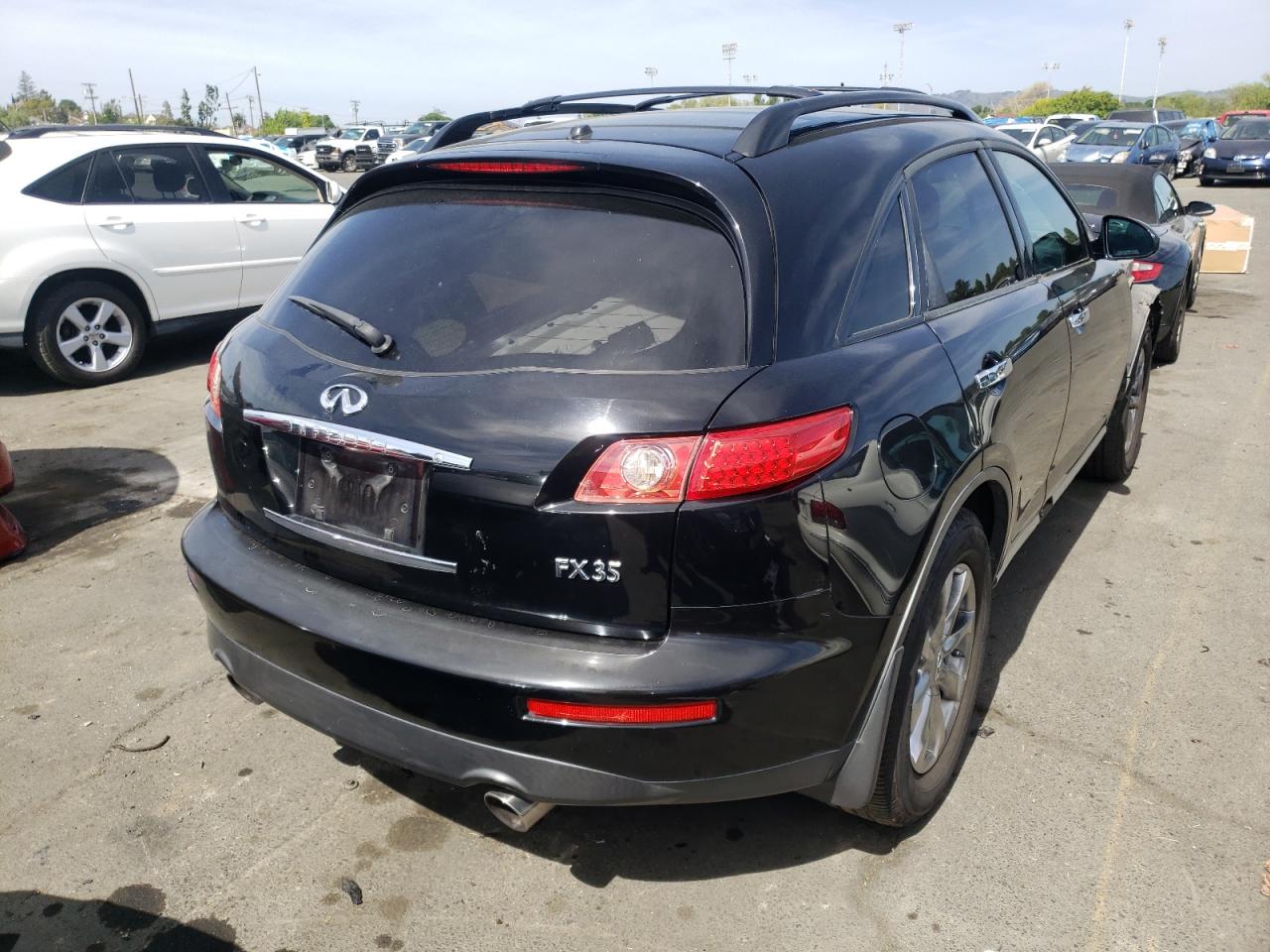 Photo 4 from auction – 2007 INFINITI FX35 with VIN JNRAS08W67X207713
