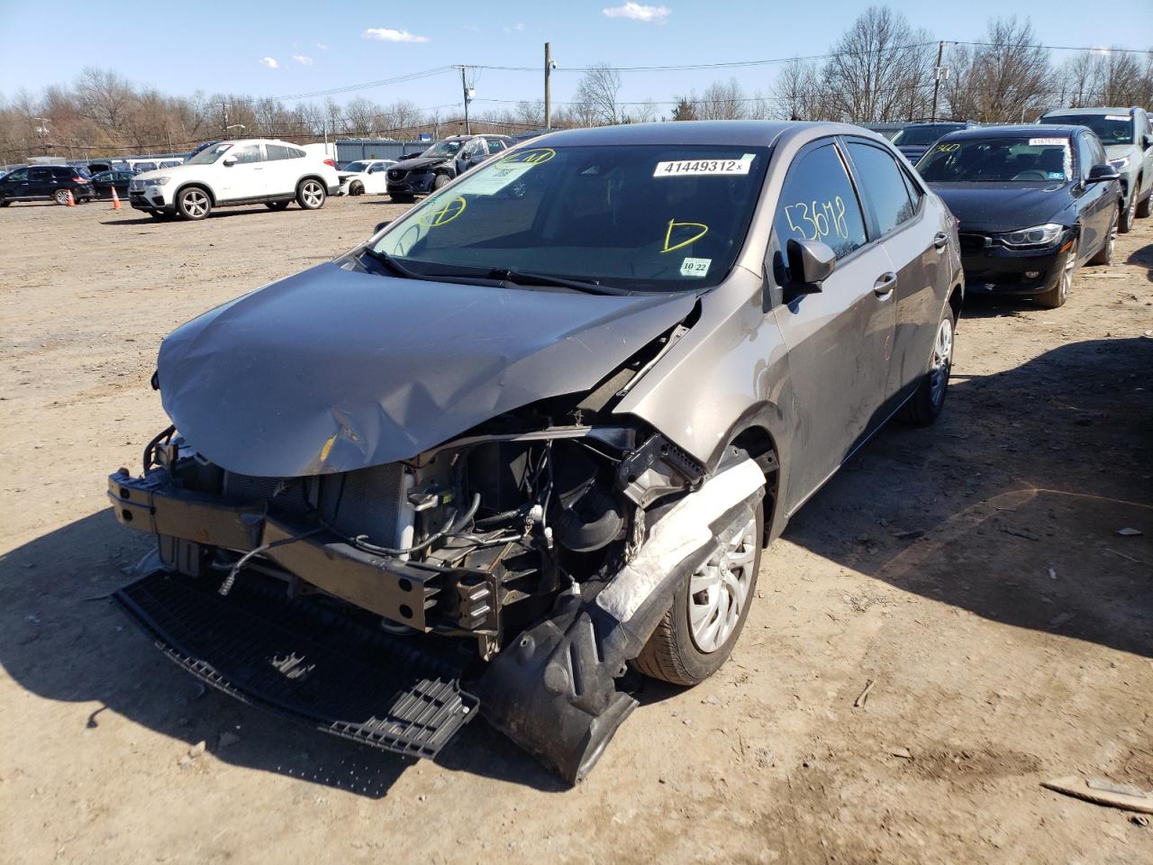 Photo 2 from auction – 2017 TOYOTA COROLLA L with VIN 5YFBURHE0HP698936