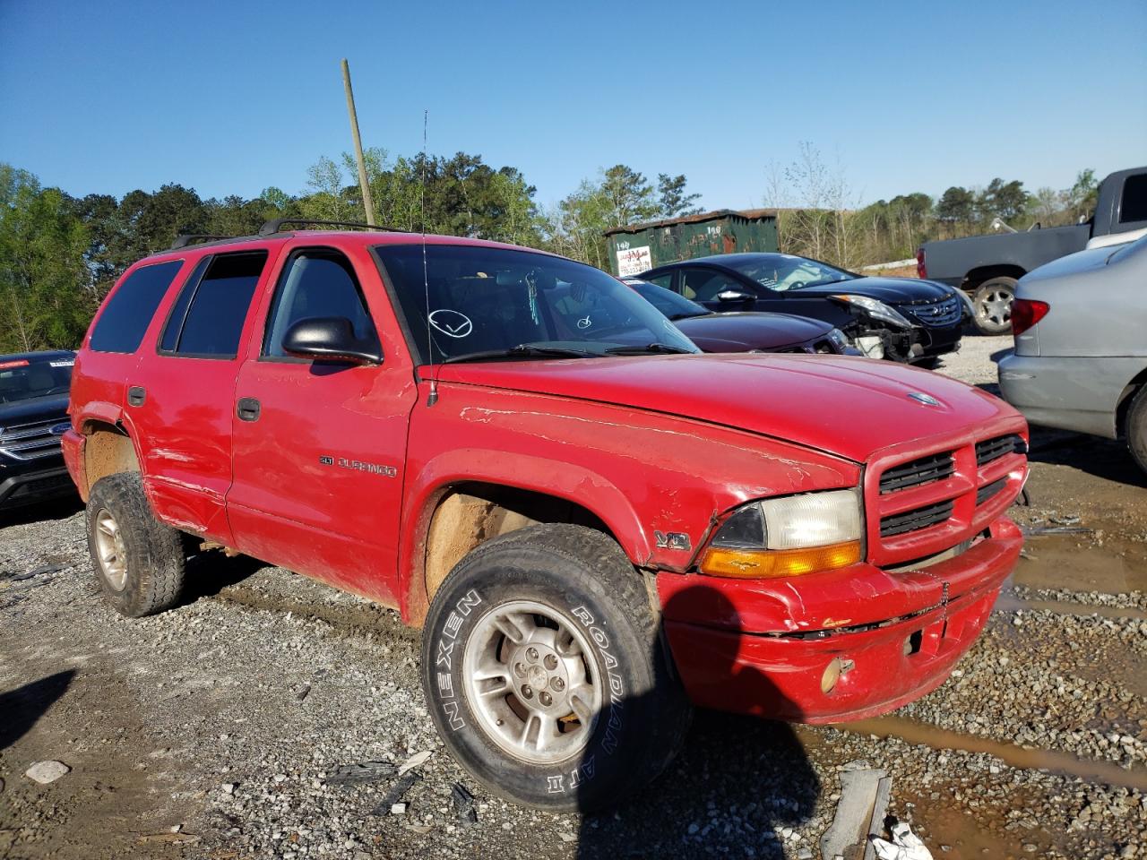 DODGE DURANGO 1998 with VIN 1B4HS28Y9WF159945 - Photo from auction