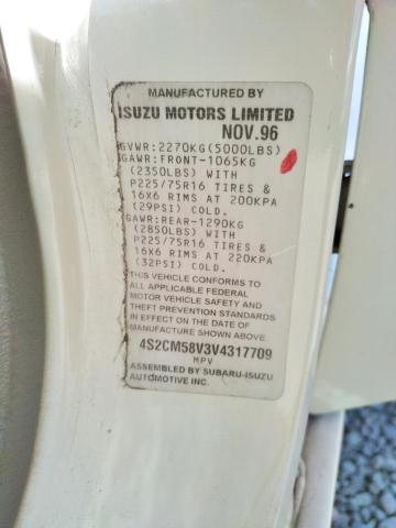 Photo 10 from auction – 1997 ISUZU RODEO S with VIN 4S2CM58V3V4317709