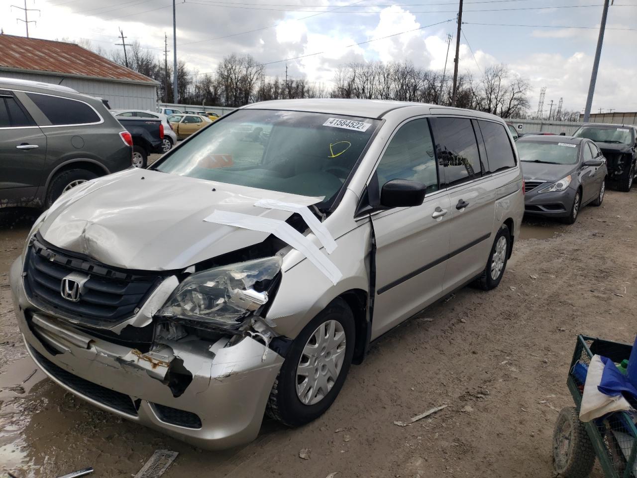 Photo 2 from auction – 2008 HONDA ODYSSEY LX with VIN 5FNRL38258B047138