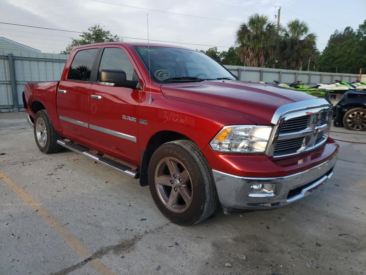 DODGE RAM 1500 2010 with VIN 1D7RV1CT4AS211427 - Photo from auction