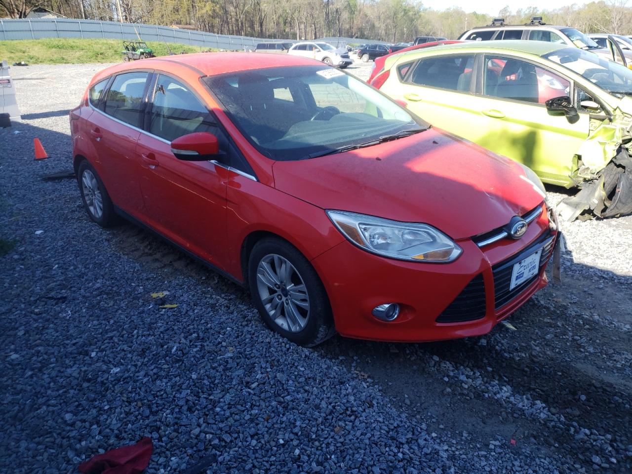 FORD FOCUS SEL 2012 with VIN 1FAHP3M20CL393440 - Photo from auction
