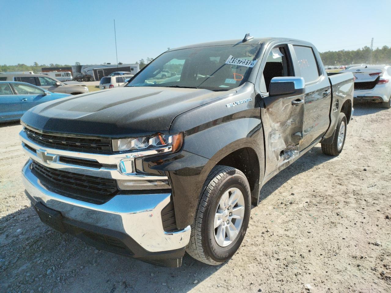 Photo 2 from auction – 2021 CHEVROLET SILVERADO with VIN 1GCPWCED2MZ232238