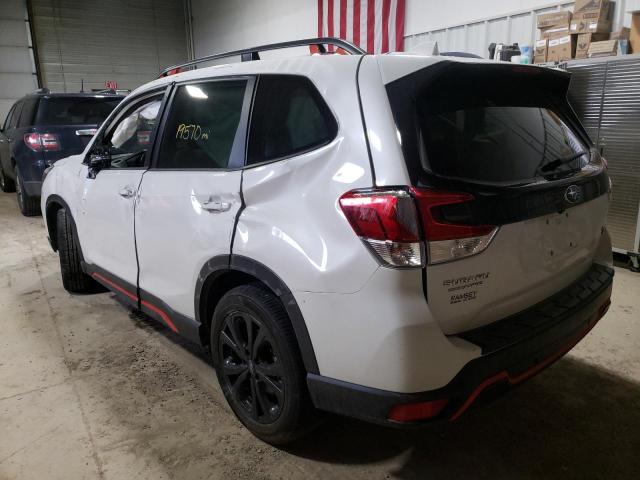 Photo 3 from auction – 2020 SUBARU FORESTER S with VIN JF2SKARC5LH496474