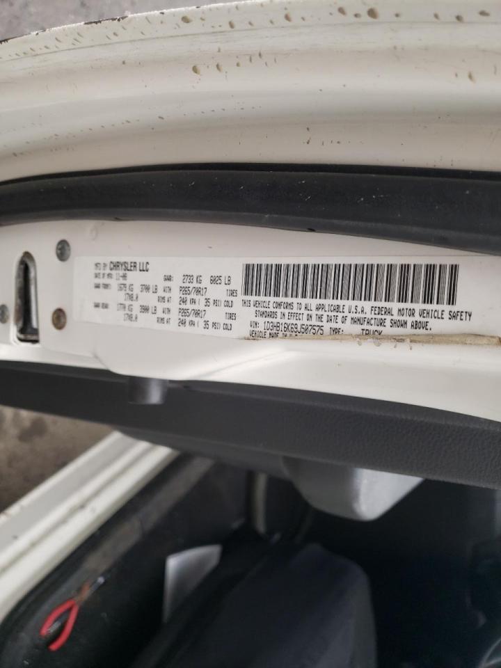 Photo 10 from auction – 2009 DODGE RAM 1500 with VIN 1D3HB16K69J507575