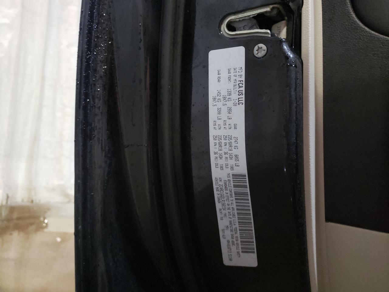 Photo 10 from auction – 2020 CHRYSLER PACIFICA L with VIN 2C4RC1GG2LR156154