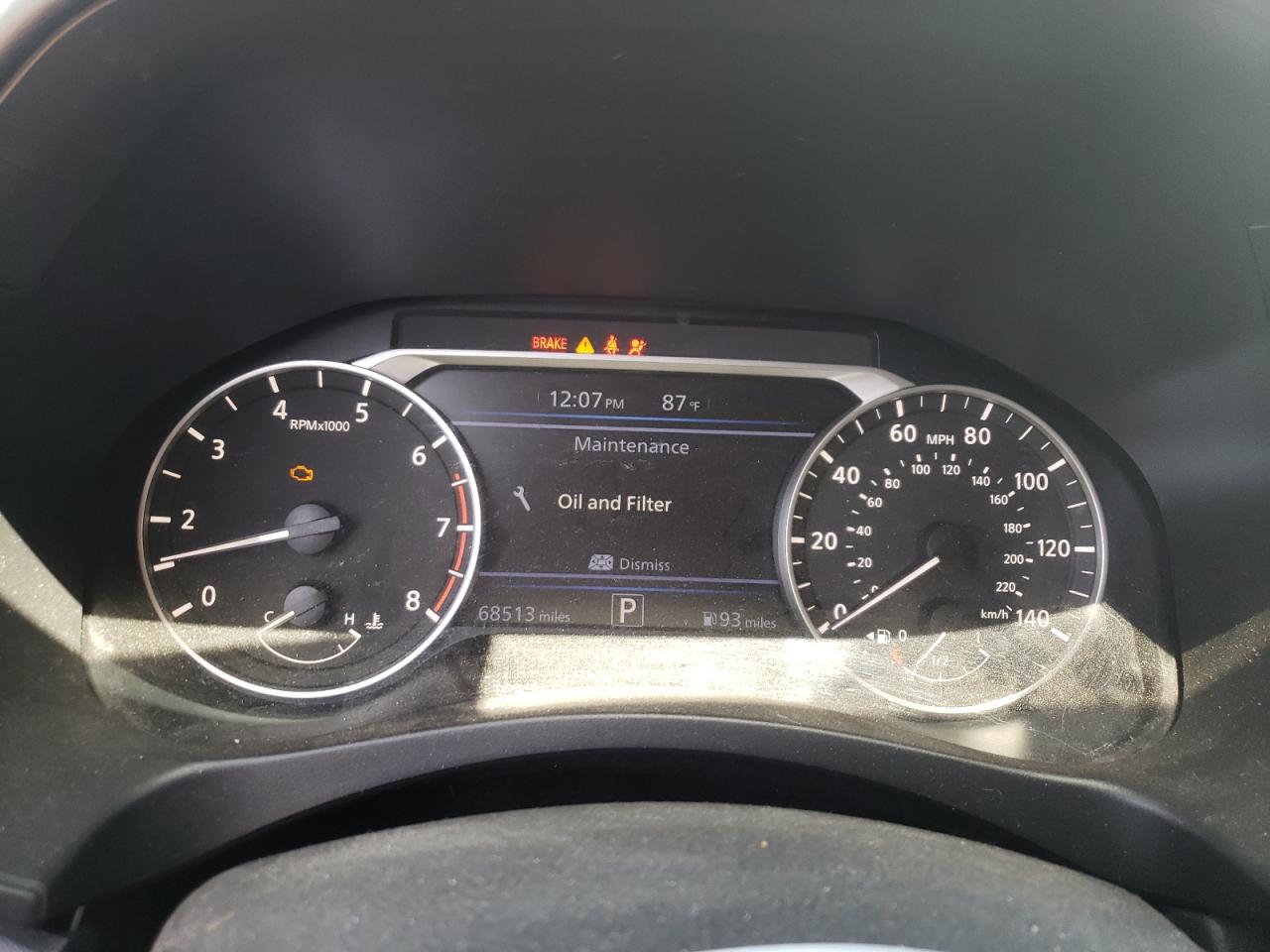 Photo 8 from auction – 2019 NISSAN ALTIMA SR with VIN 1N4BL4CV7KC104412