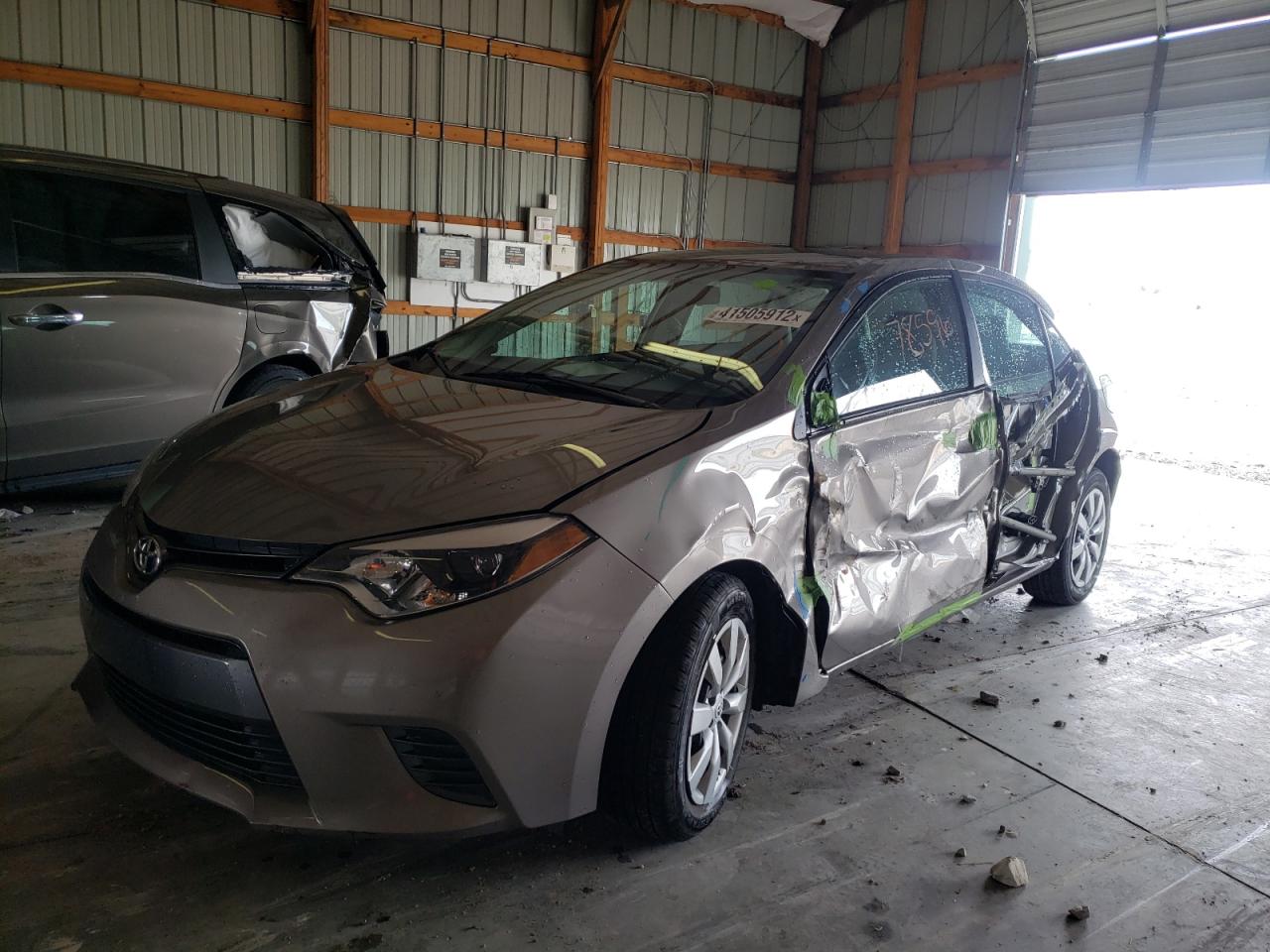 Photo 2 from auction – 2015 TOYOTA COROLLA L with VIN 2T1BURHE0FC470352