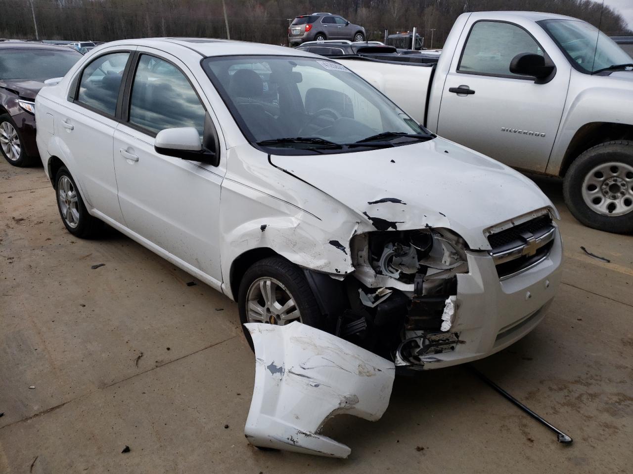 CHEVROLET AVEO LT 2011 with VIN KL1TG5DEXBB117160 - Photo from auction