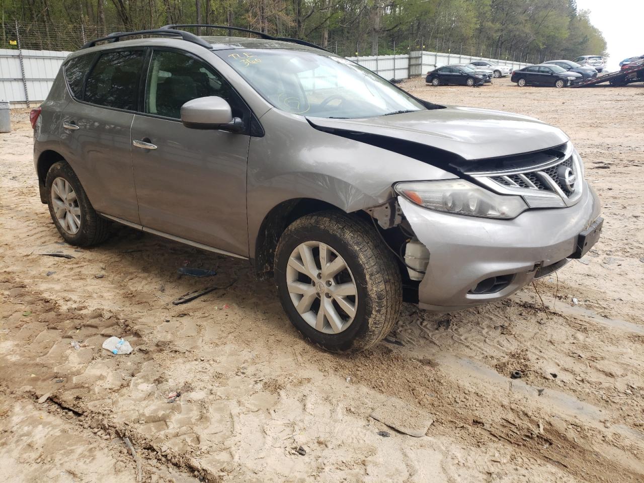 NISSAN MURANO S 2012 with VIN JN8AZ1MW9CW213632 - Photo from auction