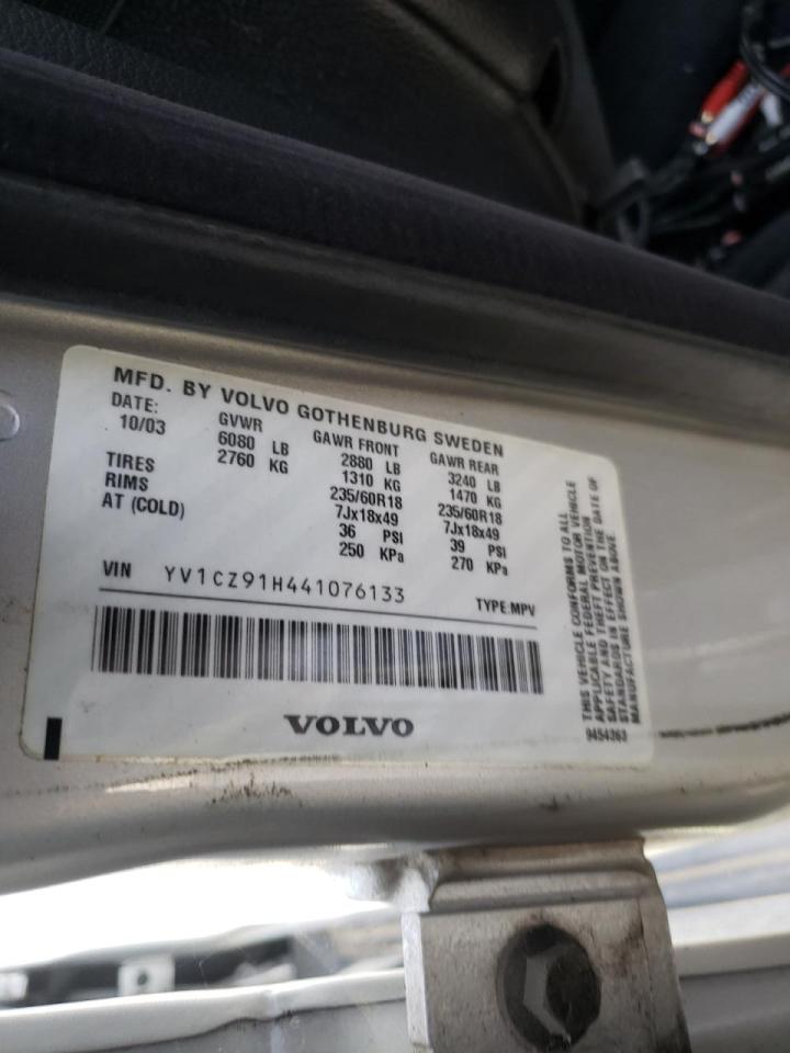 Photo 10 from auction – 2004 VOLVO XC90 with VIN YV1CZ91H441076133