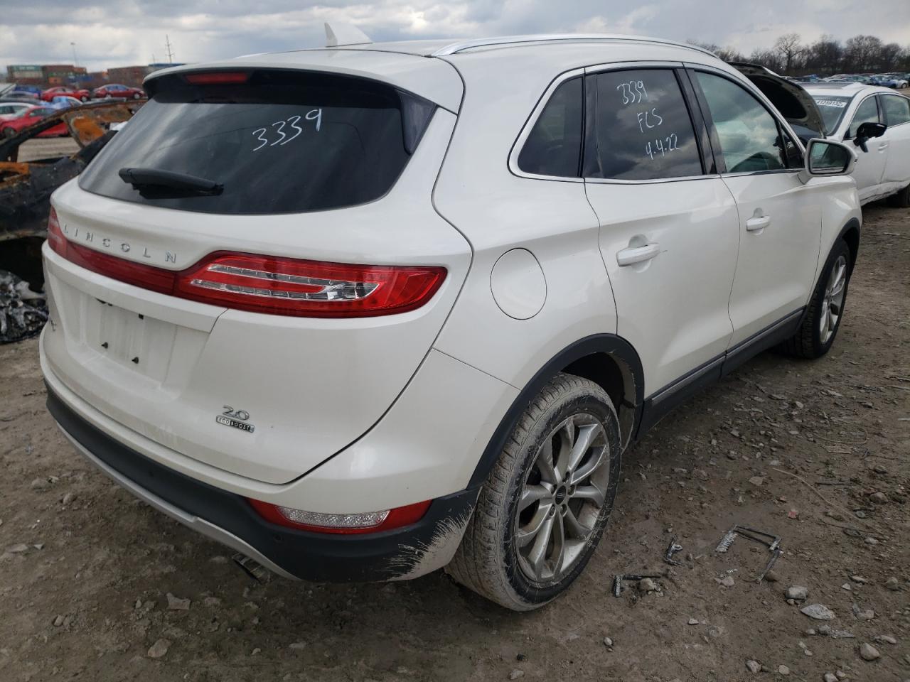 Photo 4 from auction – 2015 LINCOLN MKC with VIN 5LMCJ1A96FUJ23339