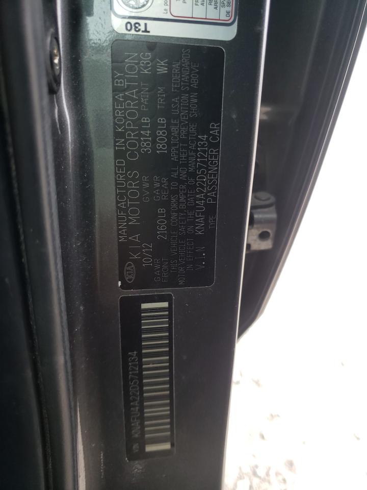 Photo 10 from auction – 2013 KIA FORTE EX with VIN KNAFU4A22D5712134