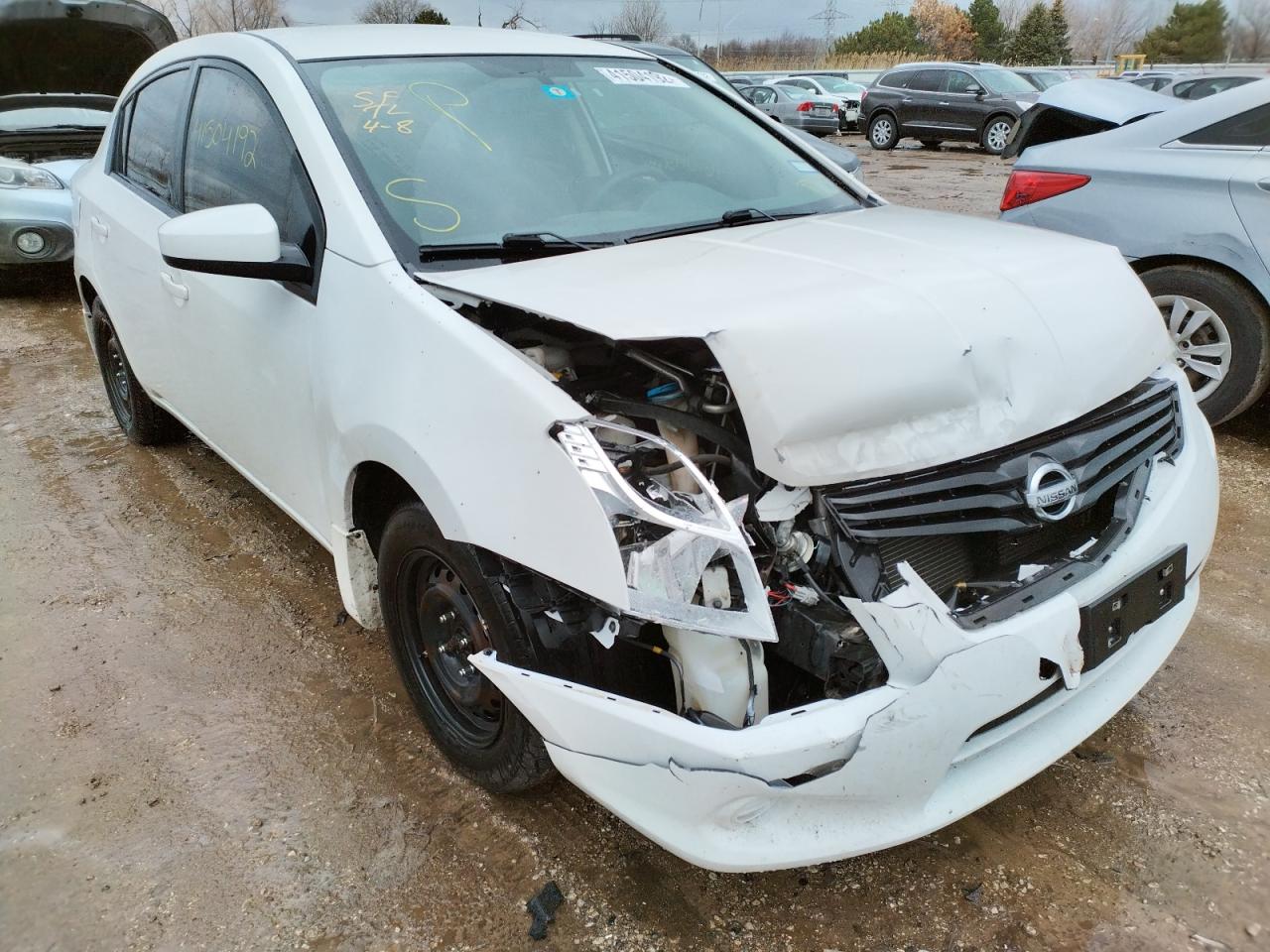 NISSAN SENTRA 2.0 2012 with VIN 3N1AB6AP7CL705871 - Photo from auction