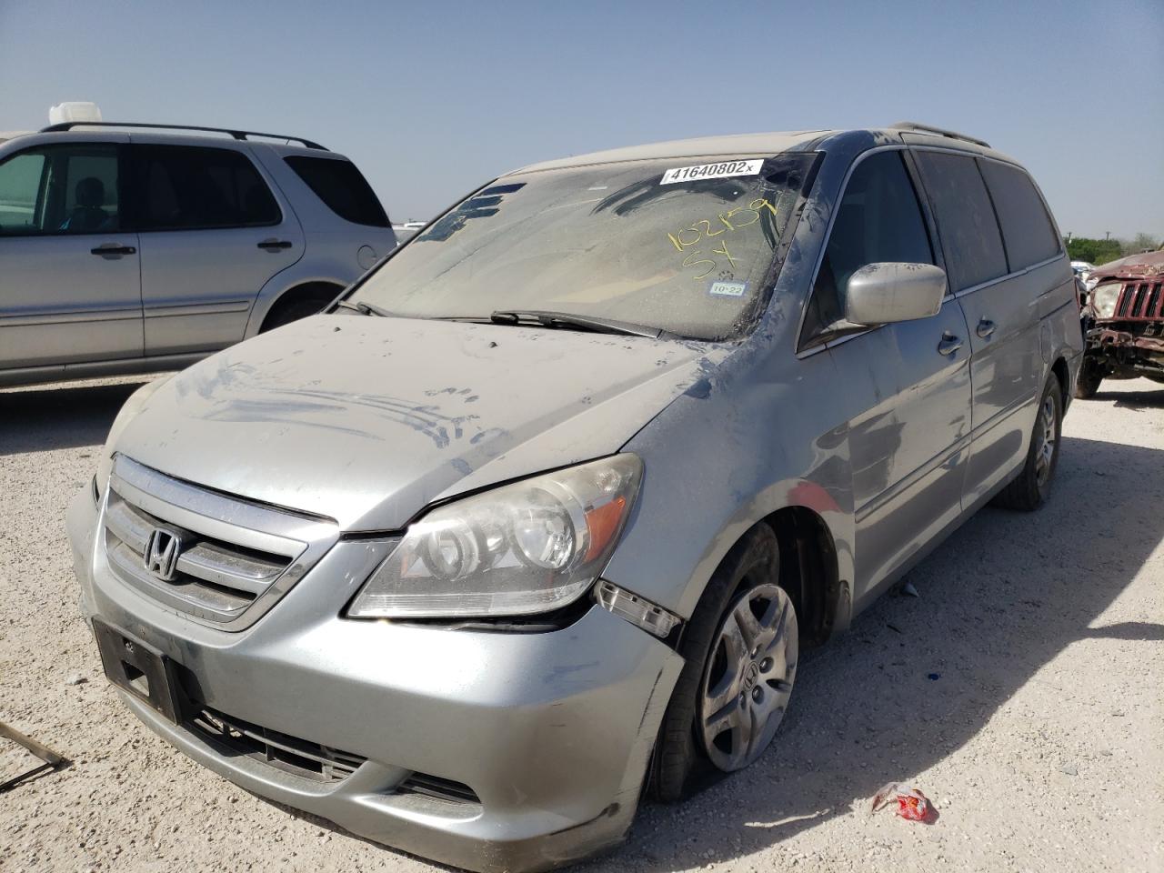 Photo 2 from auction – 2007 HONDA ODYSSEY EX with VIN 5FNRL38607B134043