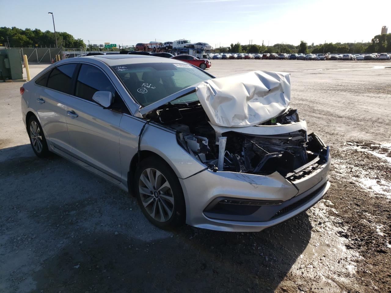 Photo 1 from auction – 2017 HYUNDAI SONATA SPO with VIN 5NPE34AFXHH577916