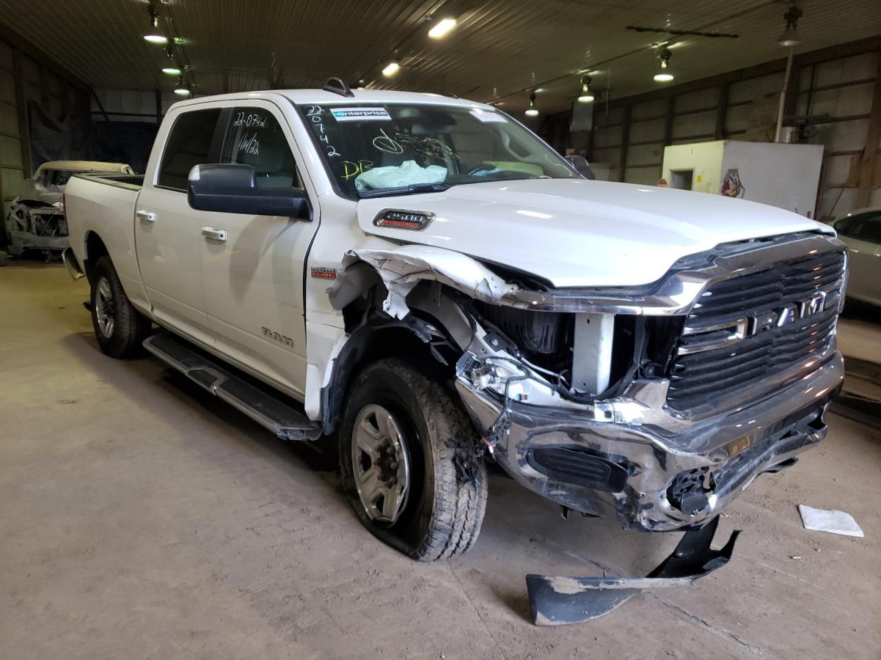 RAM 2500 BIG H 2019 with VIN 3C6UR5DJ4KG684497 - Photo from auction