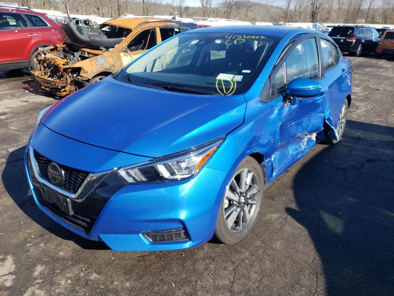 Photo 2 from auction – 2021 NISSAN VERSA SV with VIN 3N1CN8EV4ML833801
