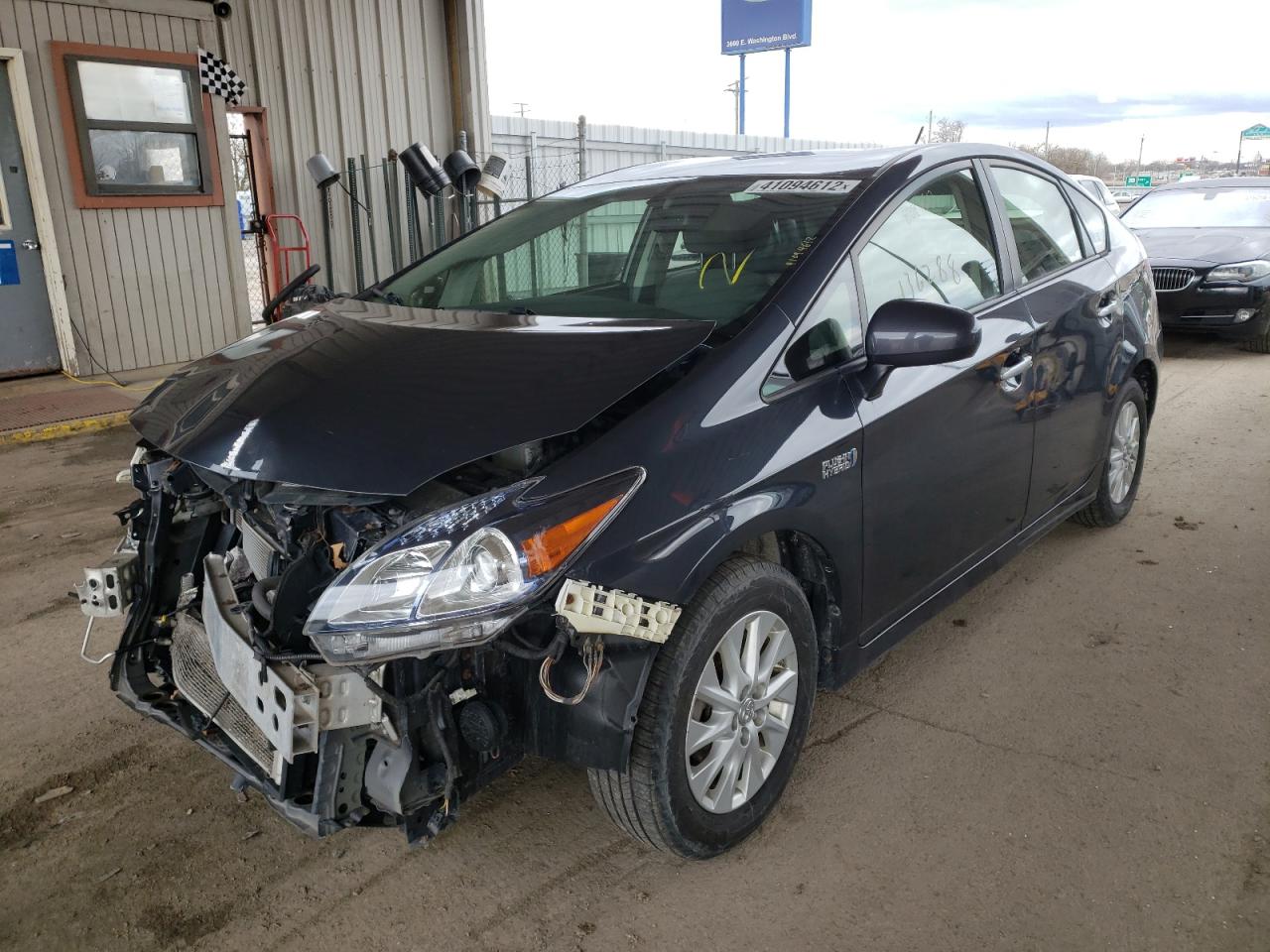 Photo 2 from auction – 2013 TOYOTA PRIUS PLUG with VIN JTDKN3DP6D3044673