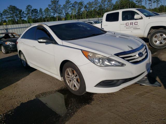 HYUNDAI SONATA GLS 2014 with VIN 5NPEB4AC2EH845989 - Photo from auction