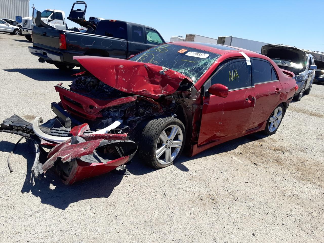 Photo 2 from auction – 2013 TOYOTA COROLLA BA with VIN 5YFBU4EE1DP114349