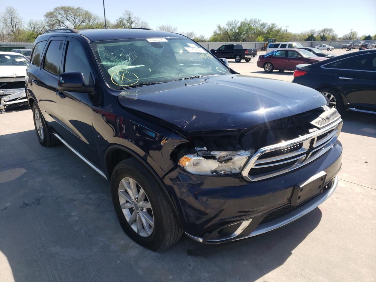 DODGE DURANGO SX 2014 with VIN 1C4RDHAG4EC405385 - Photo from auction