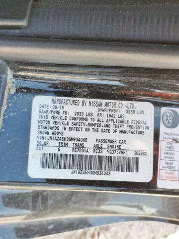 Photo 10 from auction – 2016 NISSAN 370Z BASE with VIN JN1AZ4EH3GM934045