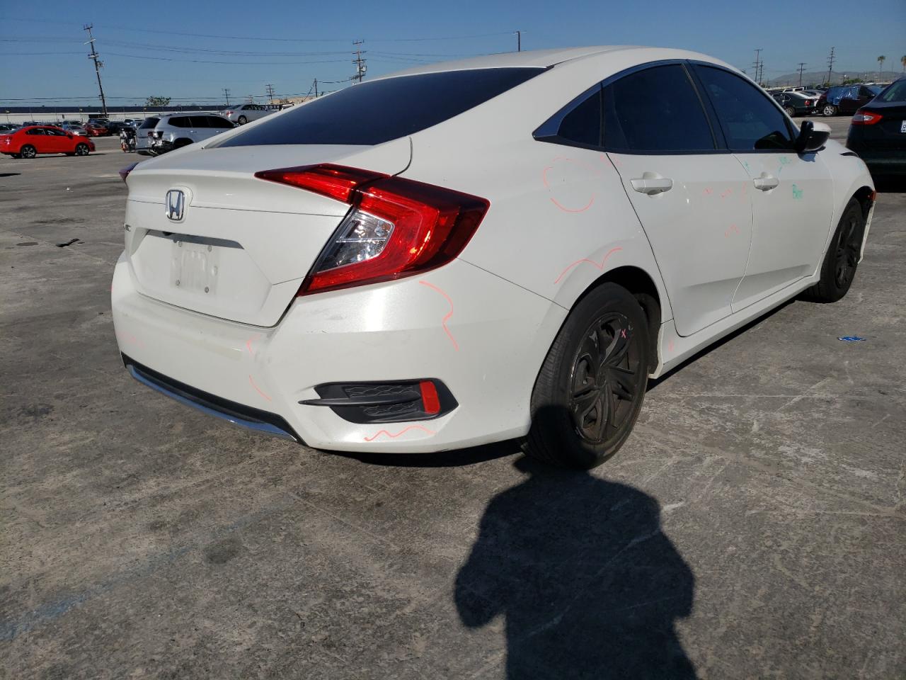 Photo 4 from auction – 2019 HONDA CIVIC LX with VIN 2HGFC2F69KH519721