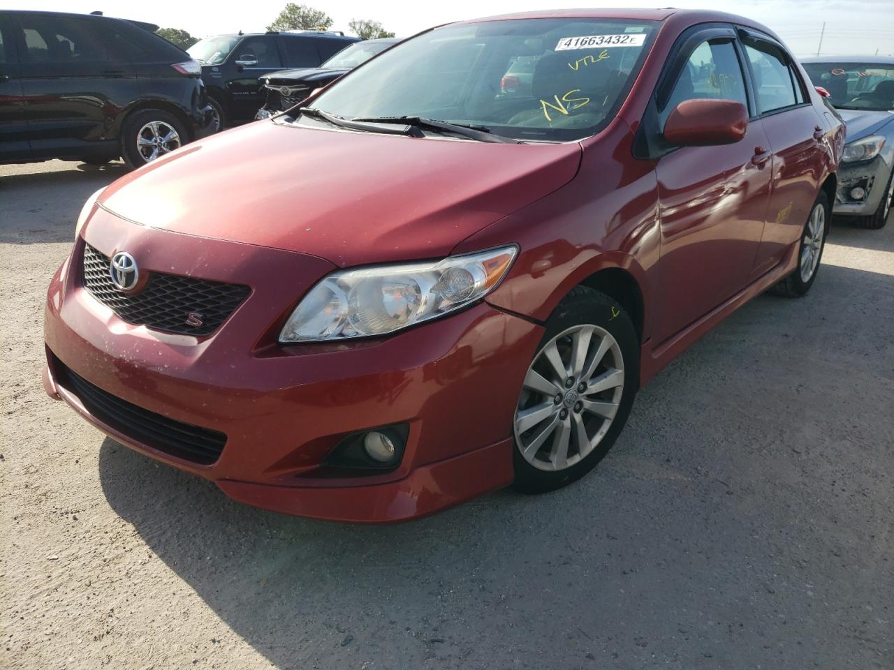 Photo 2 from auction – 2009 TOYOTA COROLLA with VIN 2T1BU40E89C134273
